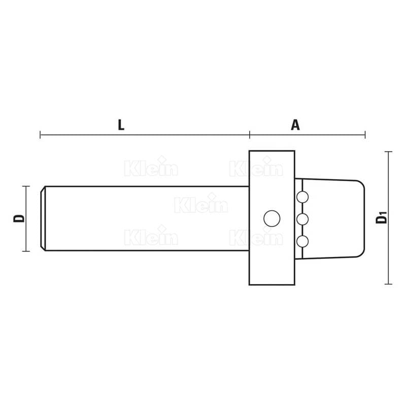 Cutter arbors with hsk85 taper schema