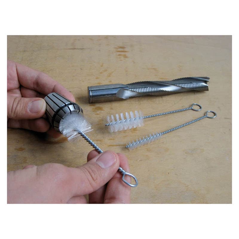 Brushes for collet bore schema