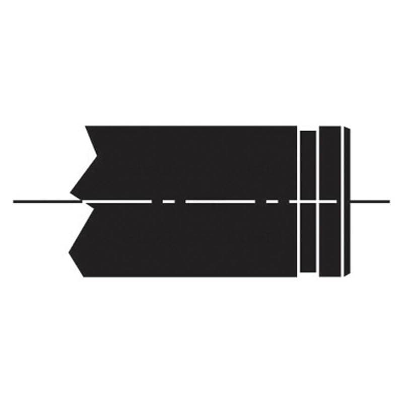Solid carbide spiral cutters, finish style z=1 schema