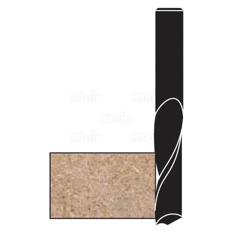 Solid carbide spiral cutters, finish style z=1 schema