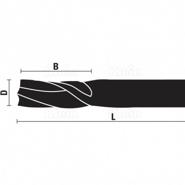 Solid carbide spiral cutters, finish style z=2 schema