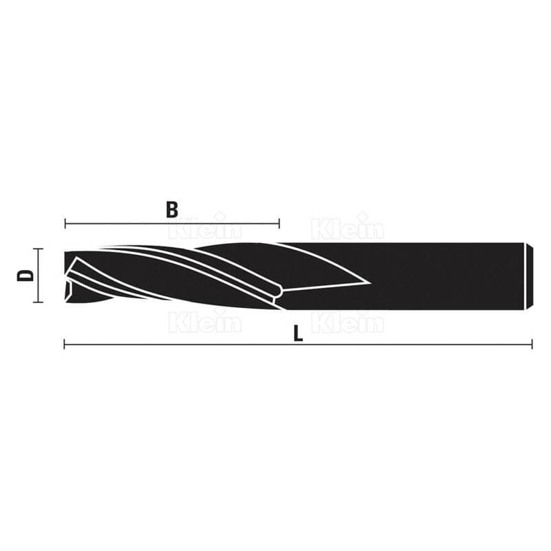 Solid carbide spiral cutters, finish style z=3 (lh rot.) schema