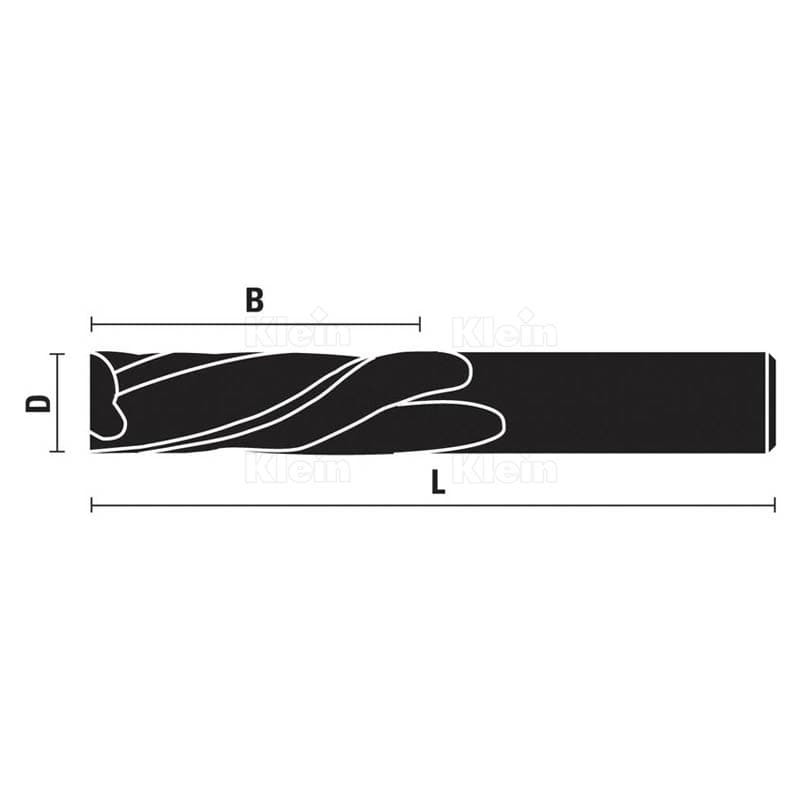T152 Solid carbide spiral cutters, finish style z=2 schema