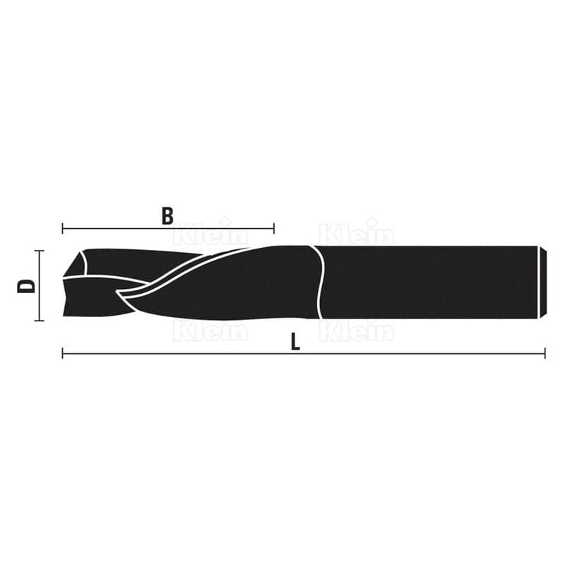 Solid carbide compression cutters z=1+1 schema