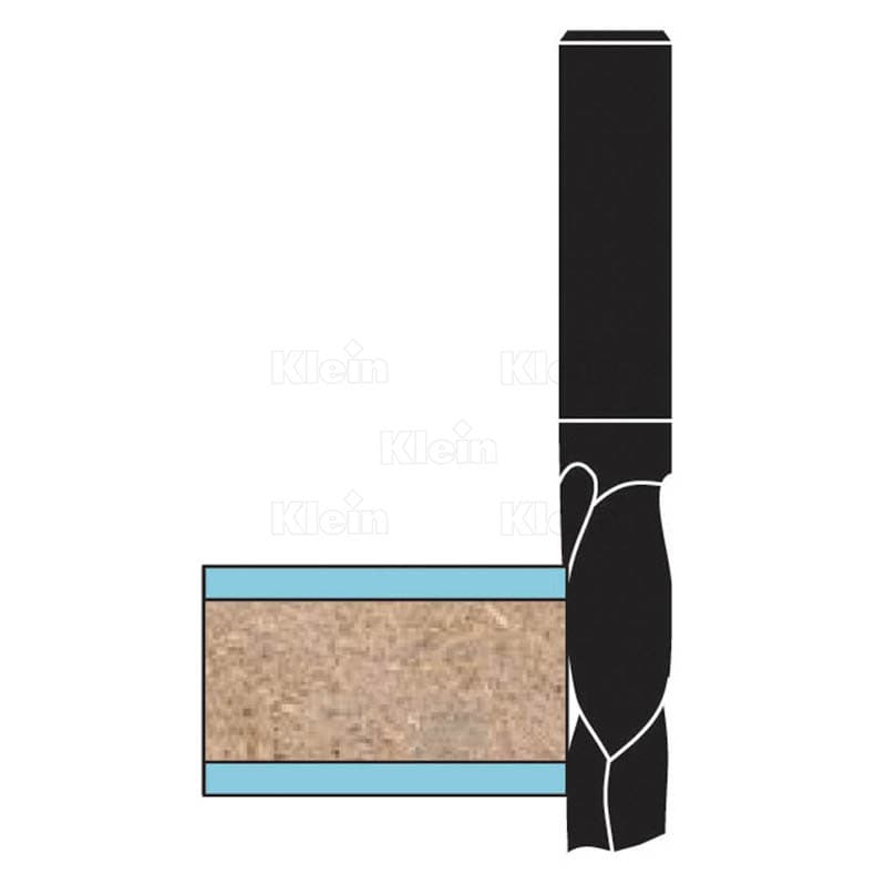 Solid carbide compression cutters z=1+1 (lh rot.) schema
