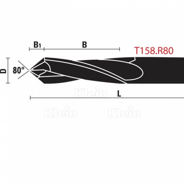 Solid carbide spiral cutters z=2 схема