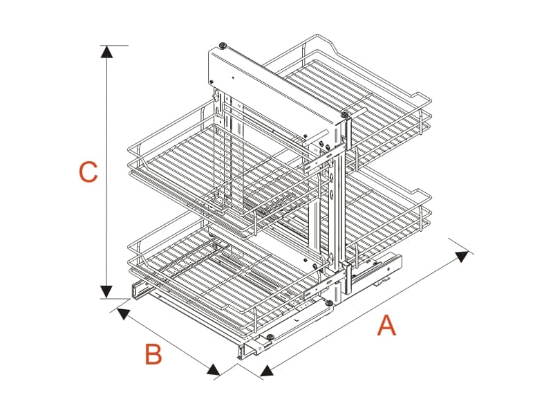 Corner comfort with full extension drawers- VARIANT schema