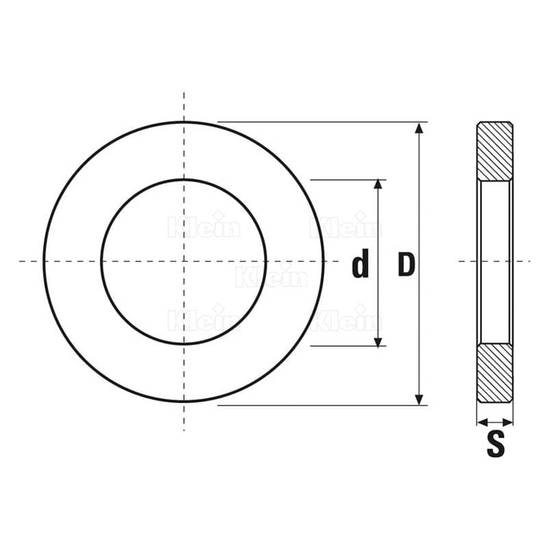 Spacers 2-sides grinded schema