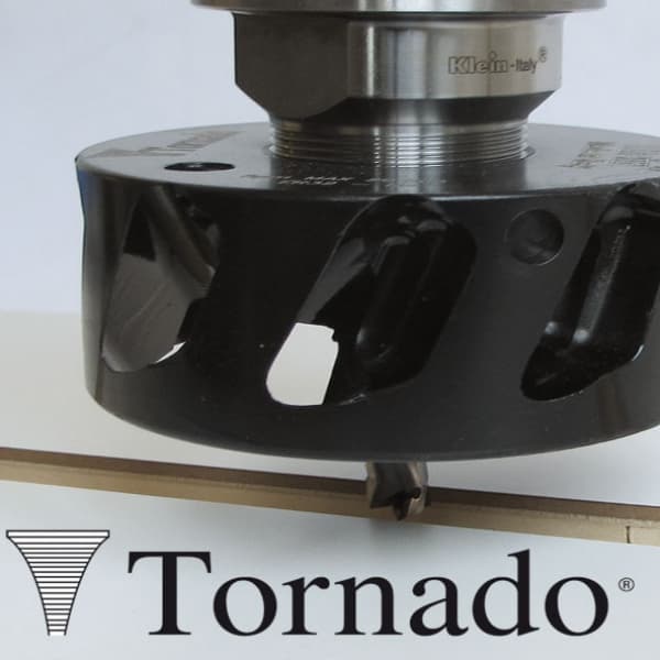 Dust & chip extraction nut "tornado®" schema