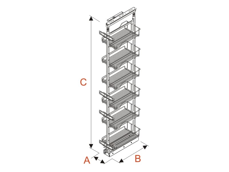 Midi/Maxi larder – MAXIMA schema