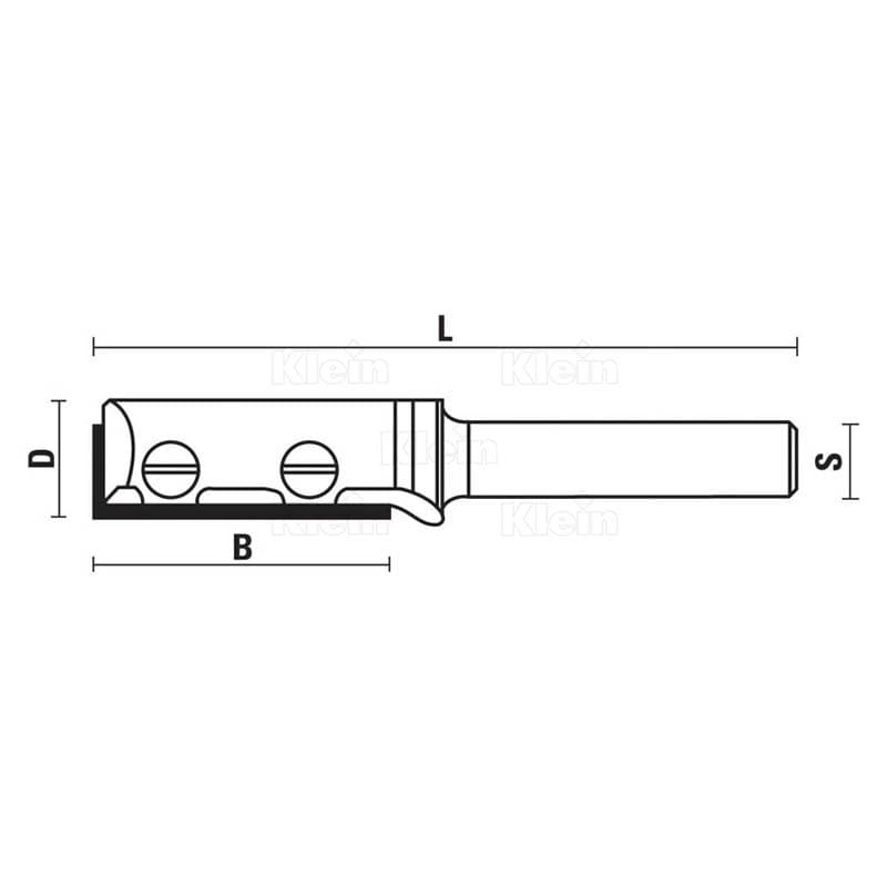Hw insert flush trimming bits z=1 schema