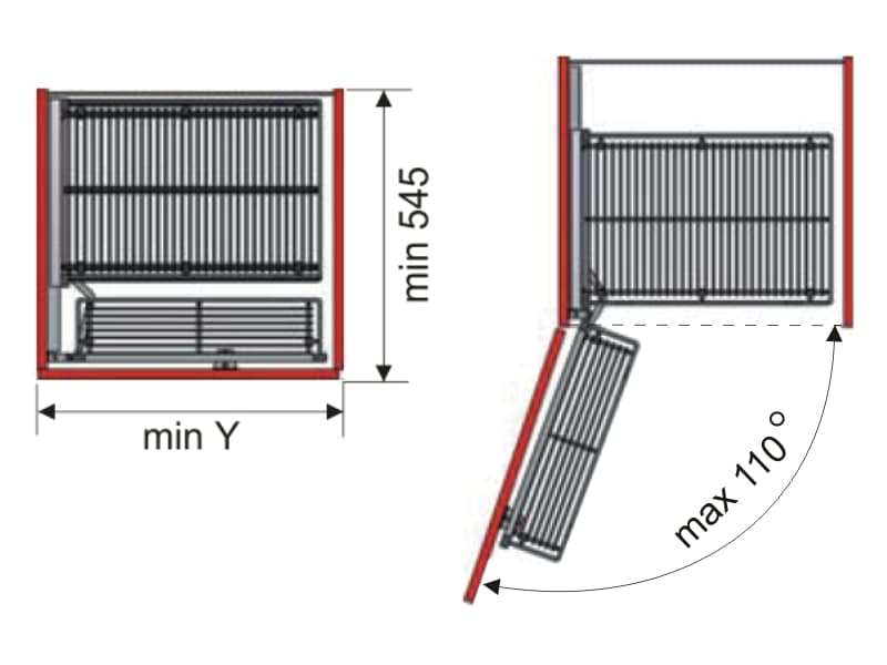 Midi/Maxi FRONT larder – MAXIMA schema