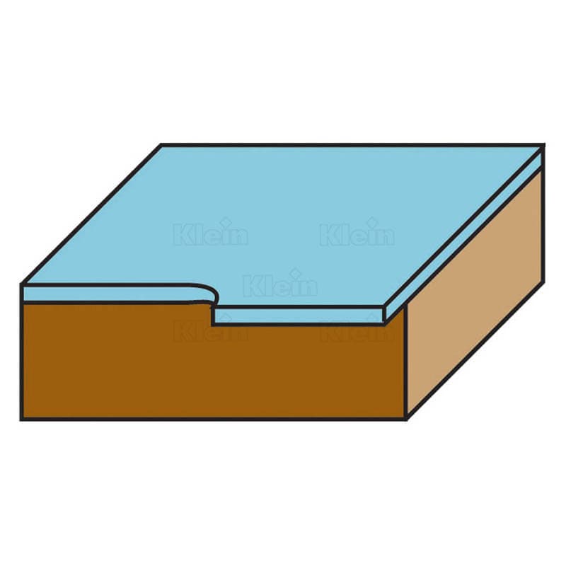Hw insert flush trimming bits with ball bearing schema