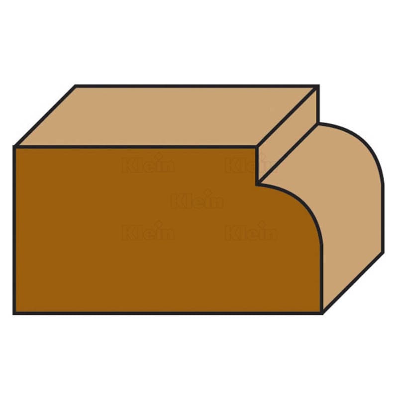 Hw insert corner rounding bits with ball bearing z=2 schema