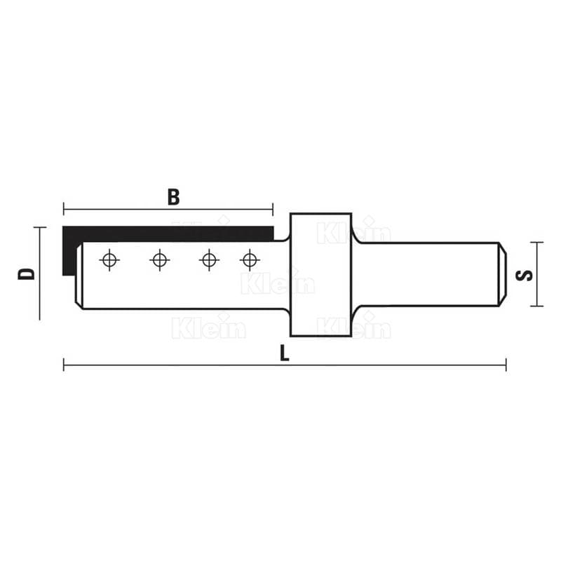Hw insert plunge router bits z=1 “versofix“ schema
