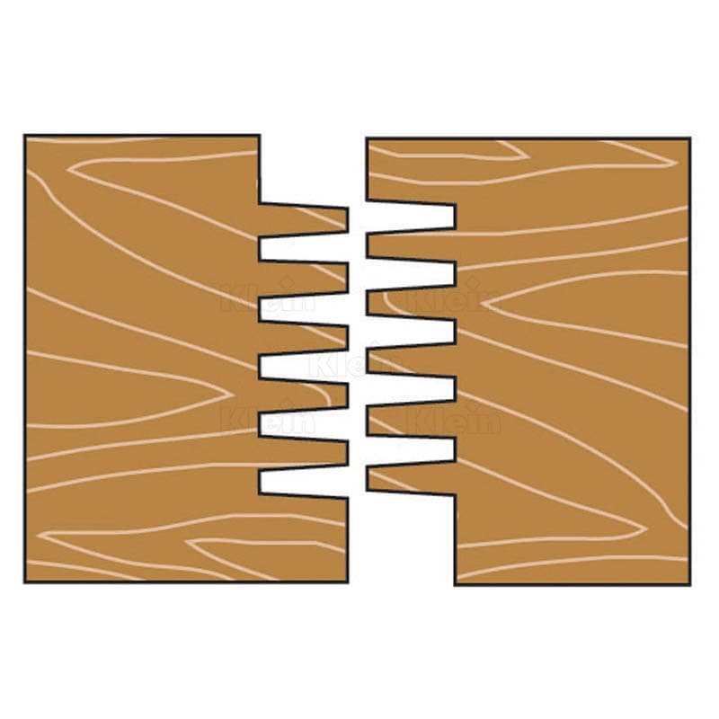 Hw insert finger joint router cutters z=2 schema