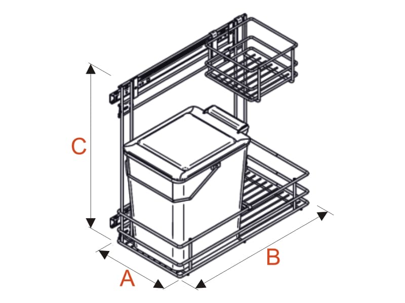 Waste bin pull-out - VARIANT schema