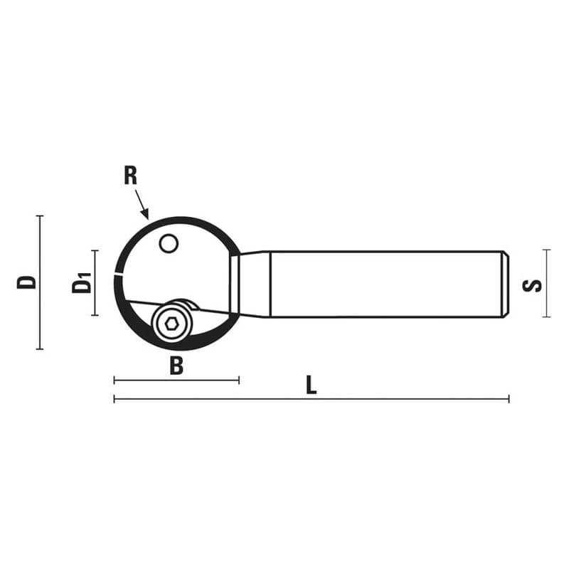 Hw insert ball slot router bits z=2 schema