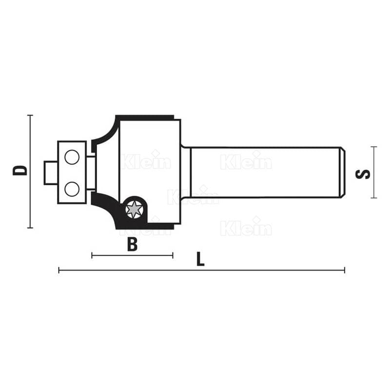 Hw insert beading bits z=2 схема