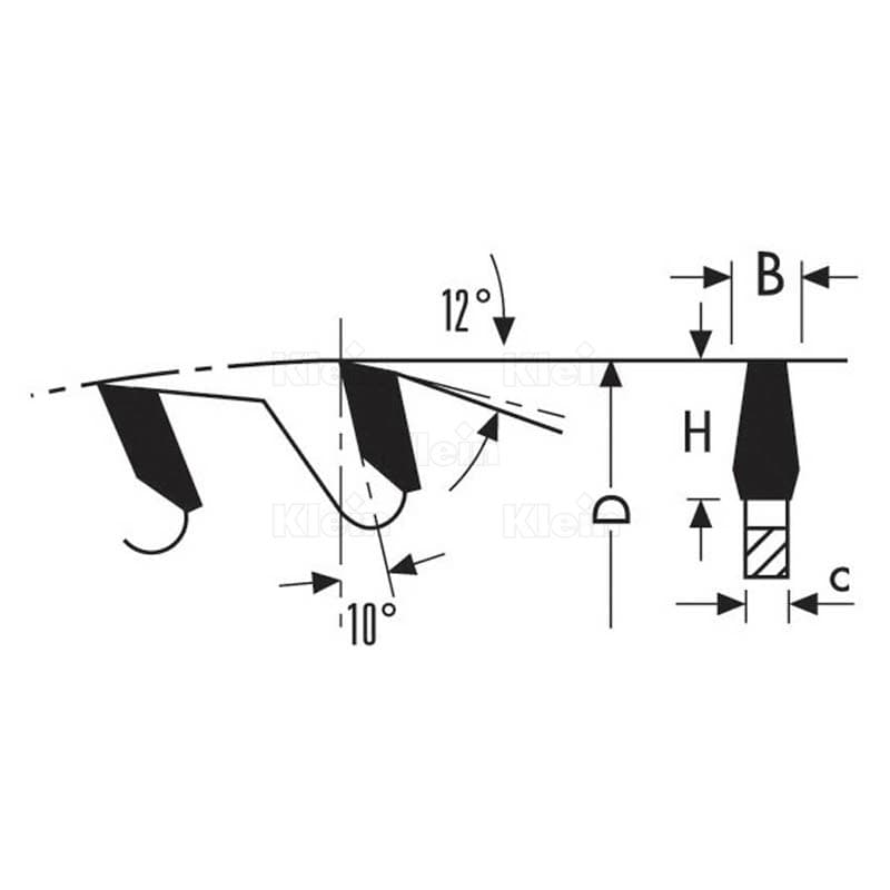 Dp conical scoring saw blades schema