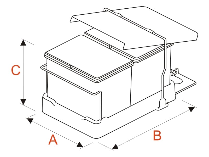Extractable dustbin schema