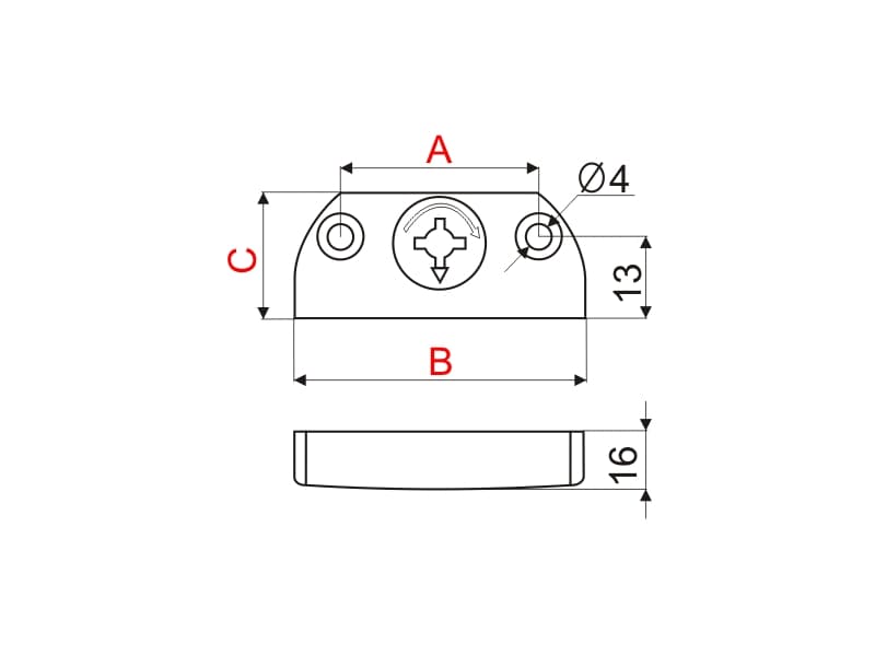 Connecting fitting PVC - insert schema
