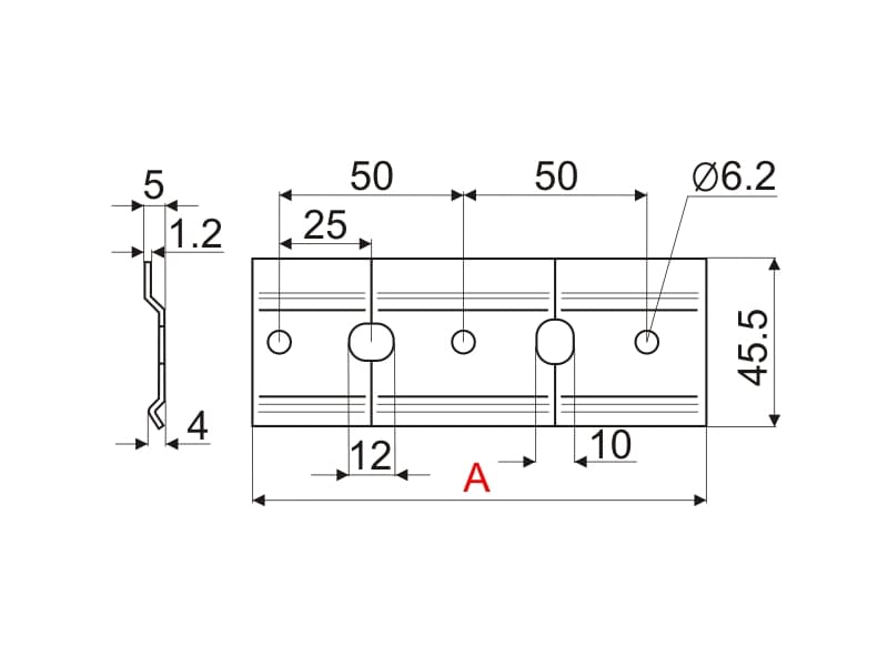 Mounting strip schema