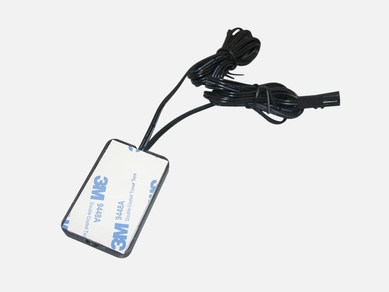 Mirior ON/OFF/DIMMER touch buton 1-pole, WHITE/BLUE light black  (S1007) schema
