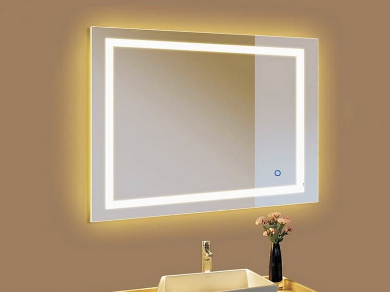 Mirior ON/OFF/DIMMER touch buton 1-pole, WHITE/BLUE light black  (S1007) schema