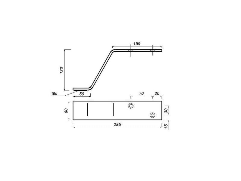 Furniture leg ST3016 schema