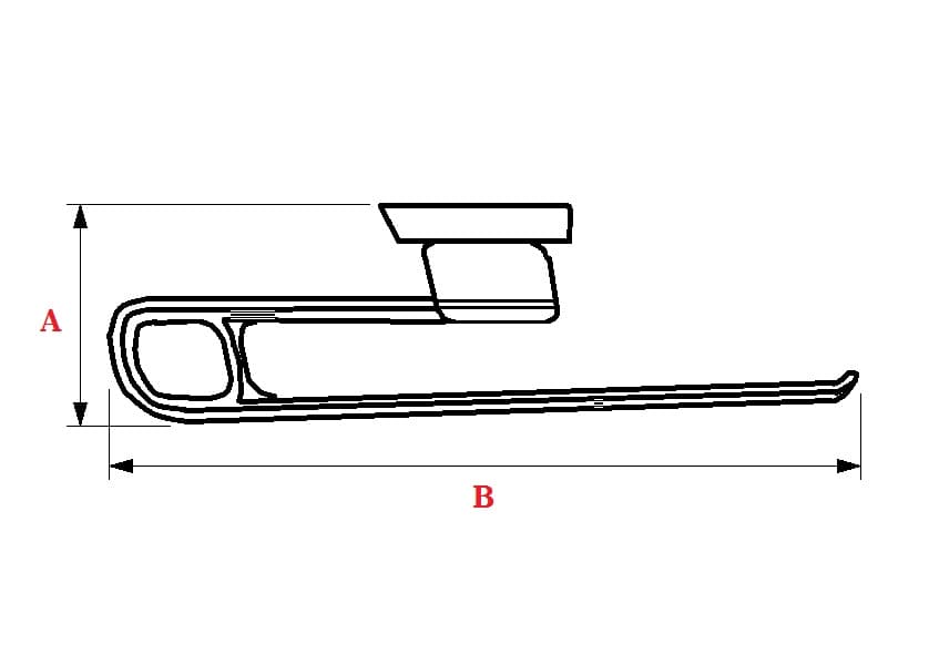 Trouser hanger central version (407/A) schema