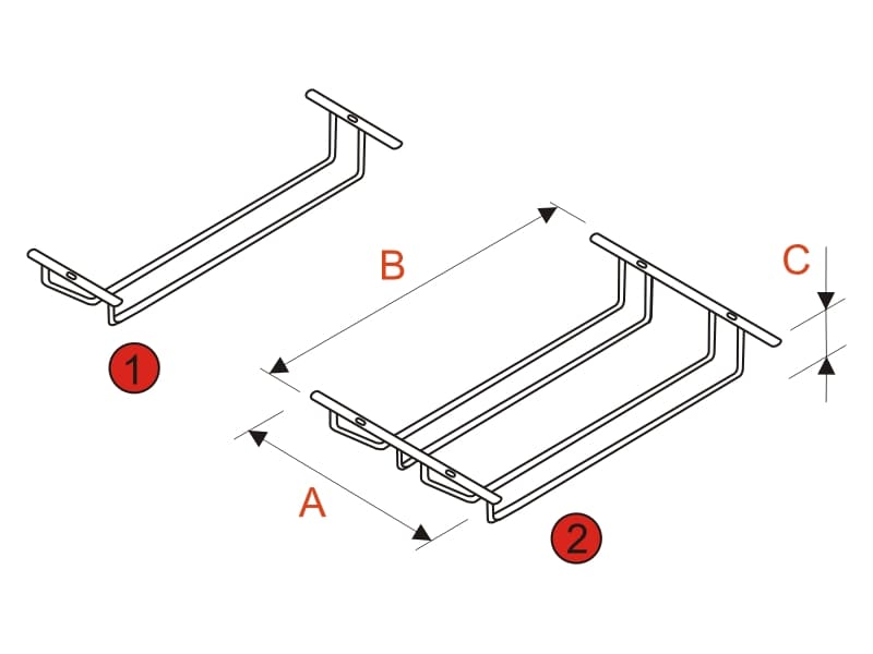 Hanger for glasses schema