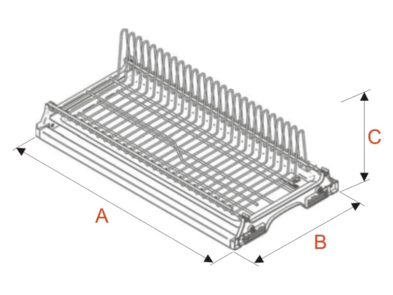 Dish drainer 1 teir schema