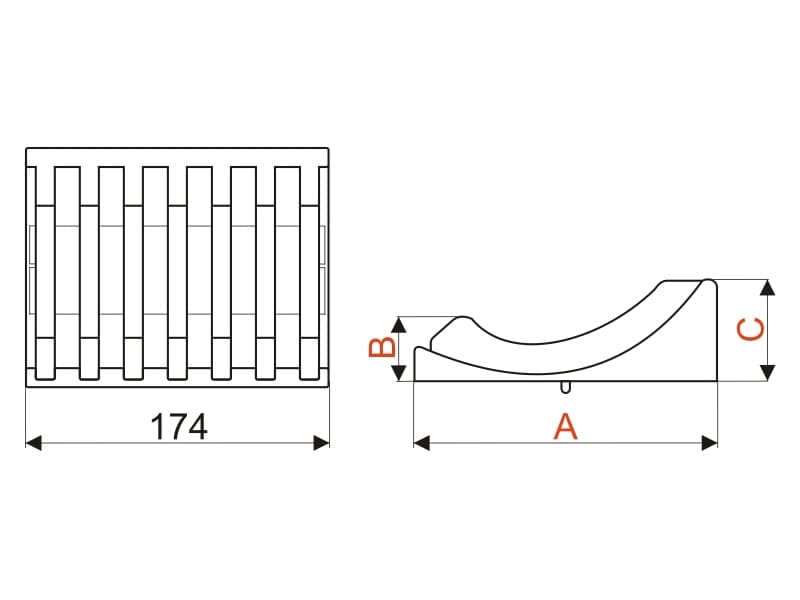 Dish rack for dish dryer schema