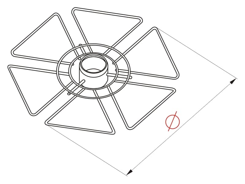 Glass rack type 1 schema