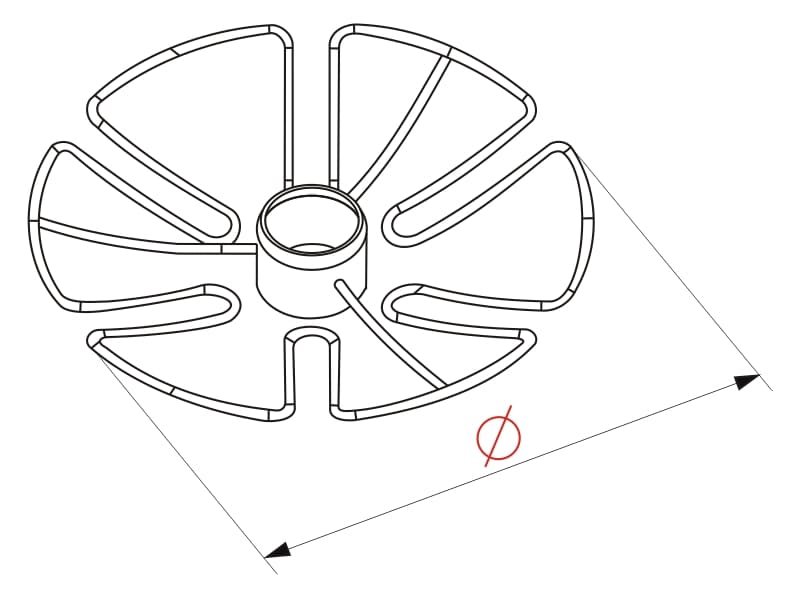 Glass rack type 2 schema