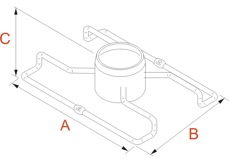 Double shelf support schema