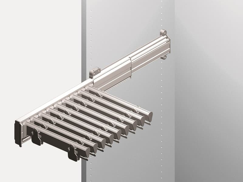 Trouser rack side version - alumium color main image