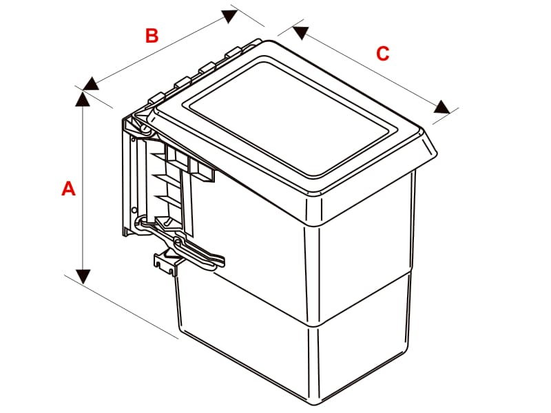 Trush bin UNION schema