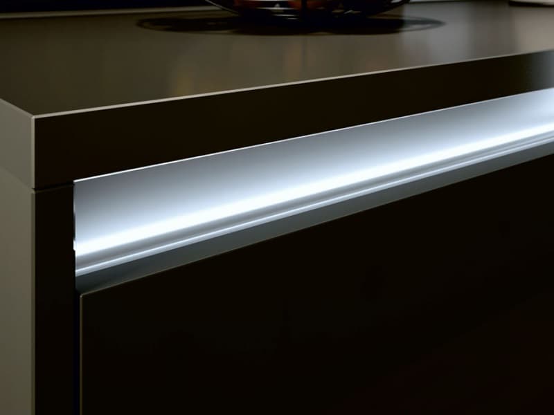 Under front LED profile - L schema