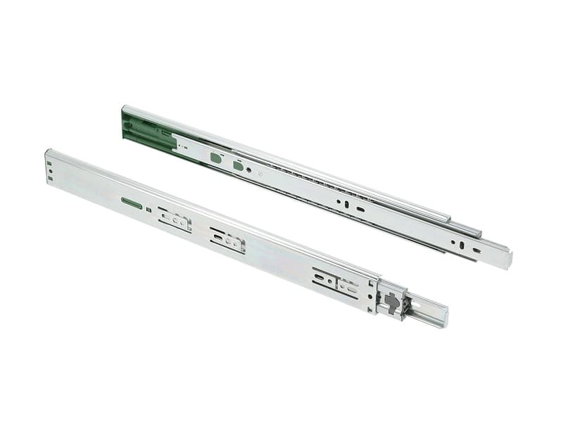 Ballbearing slide, full extension, soft closing, H45mm, PUSH, GTV main image