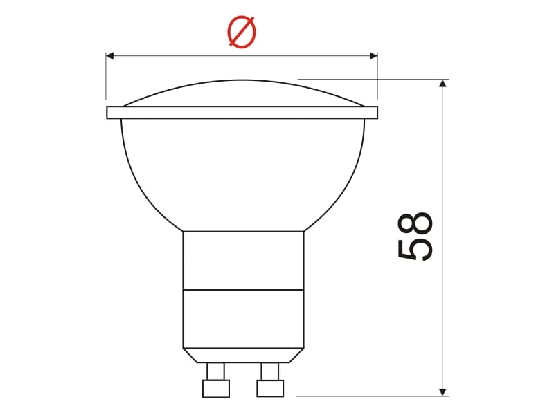 LED light 220V schema