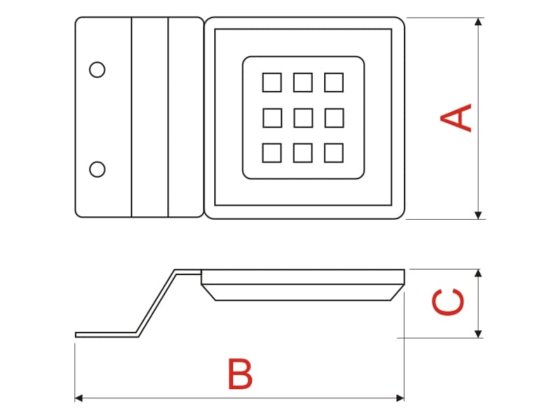 LED lamp CALDERON schema