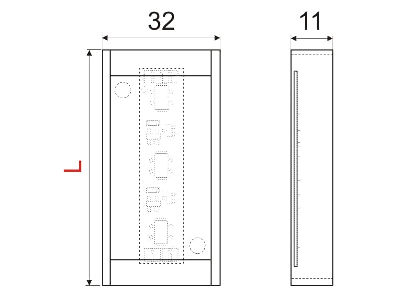 LED лампа W006 схема