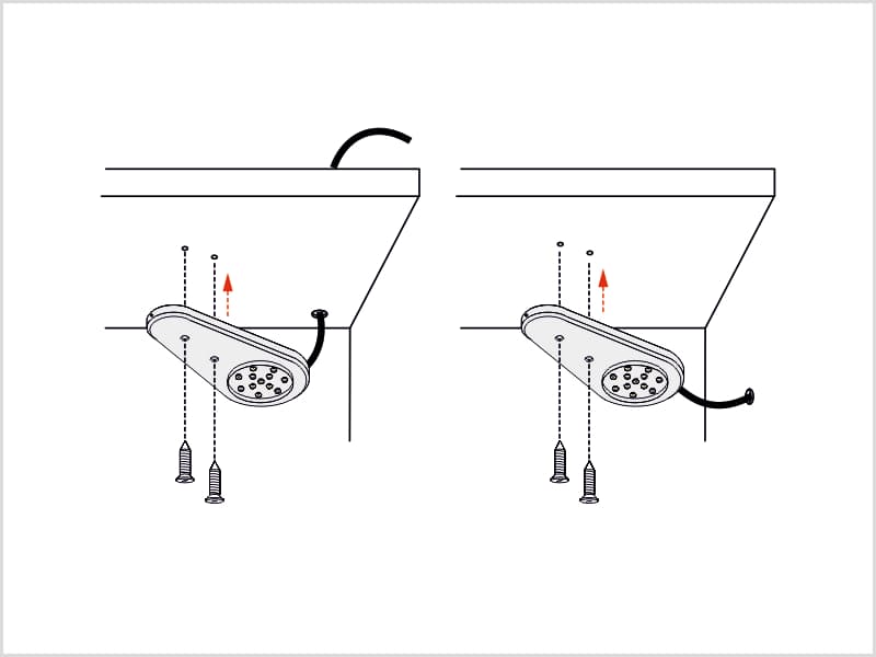 LED lamp VISIR with sensor schema