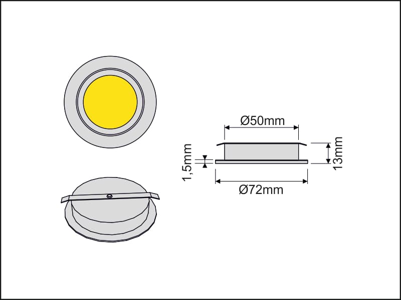 LED lamp QUEEN B schema