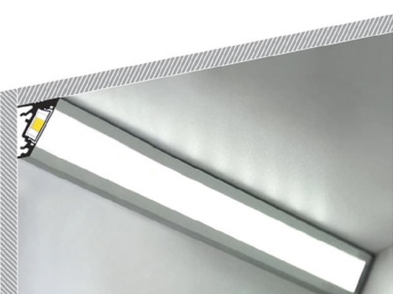 Aluminium LED profile CORNER (B, C) (U, X) main image