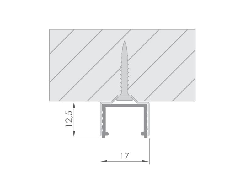 Aluminium LED profile LL-04 schema