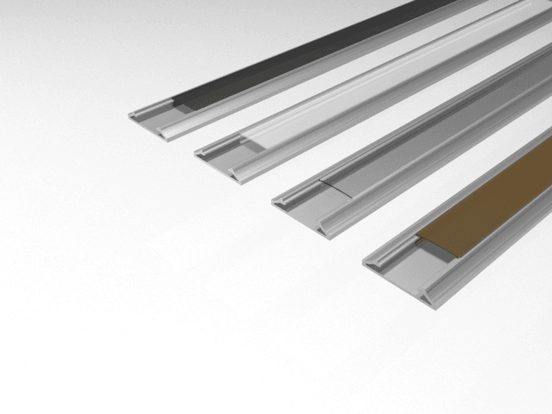 Aluminium LED profile LL-15 schema