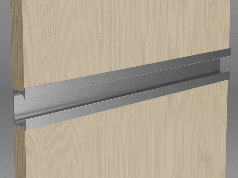 Aluminum profile - Straight equal schema